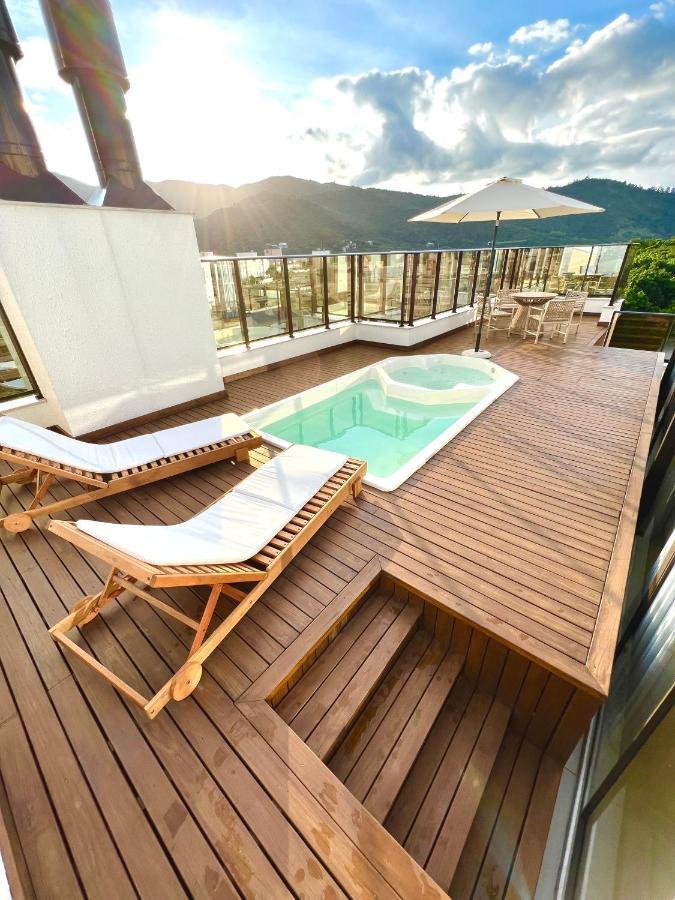 Cobertura Velejar Em Condominio Clube - Com Area De Lazer Governador Celso Ramos Kültér fotó